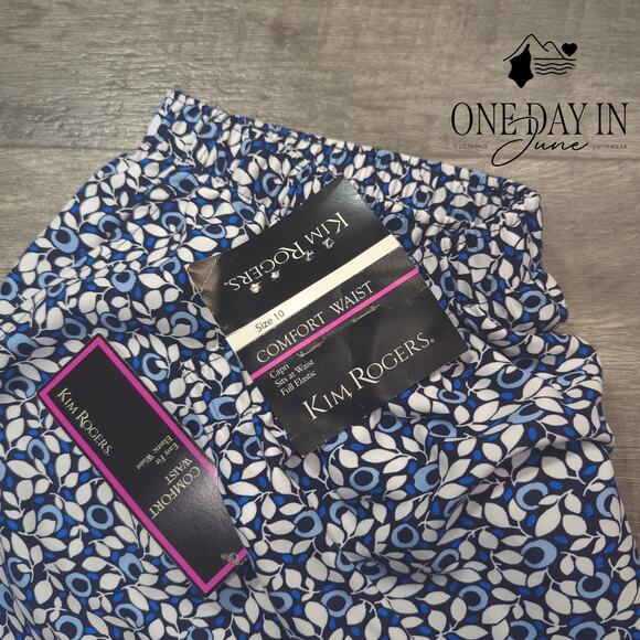 Kim Rogers Comfort Waist Capri Pants Size 10 - Picture 2 of 6